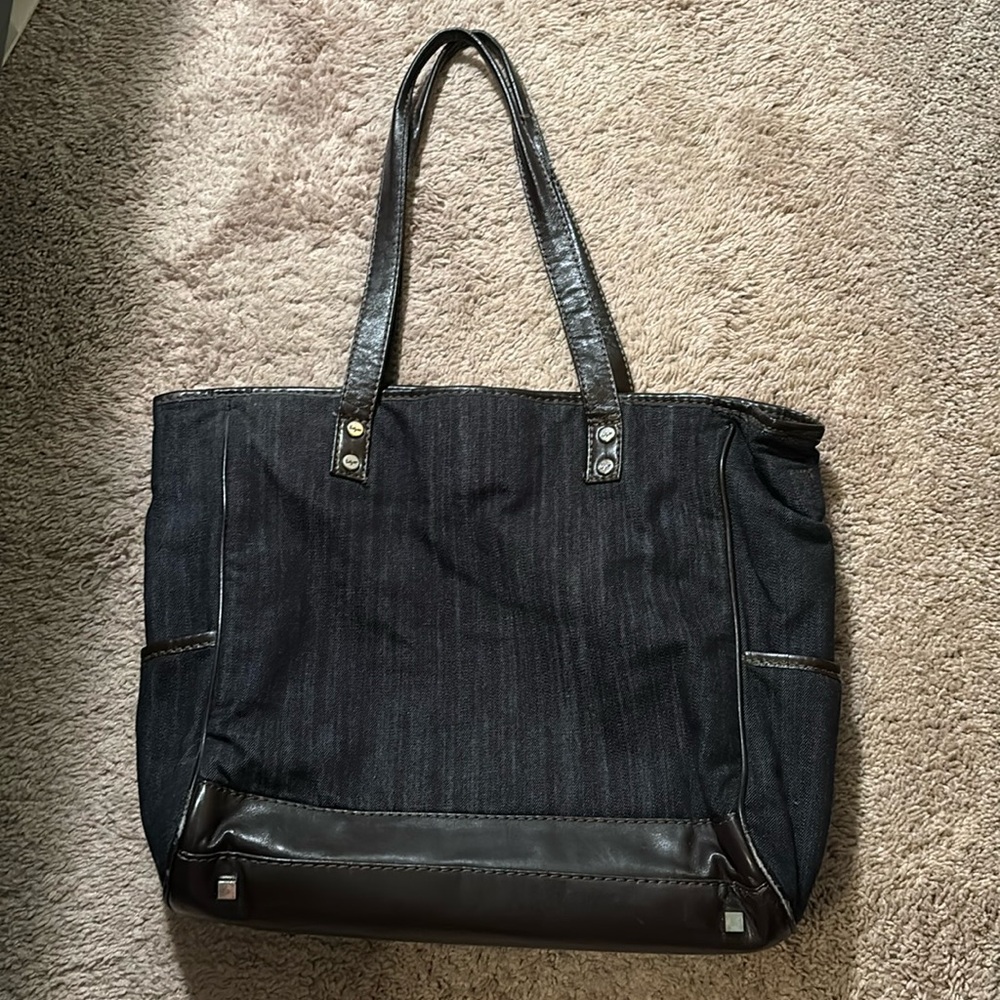 Dark denim Thirty One Cindy tote